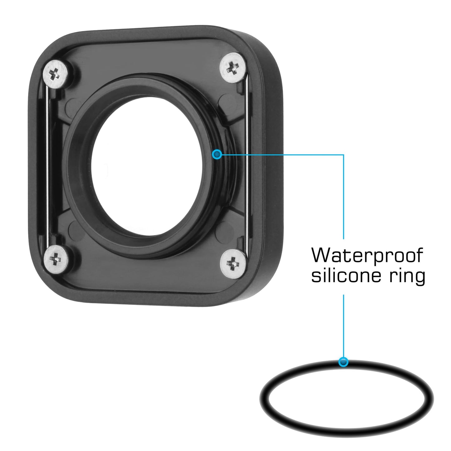 Protective Lens Replacement for GoPro Hero 12 11 10 9 Black Camera Waterproof UV Protective Glass Cover Protector Lens Repair Part for Go Pro