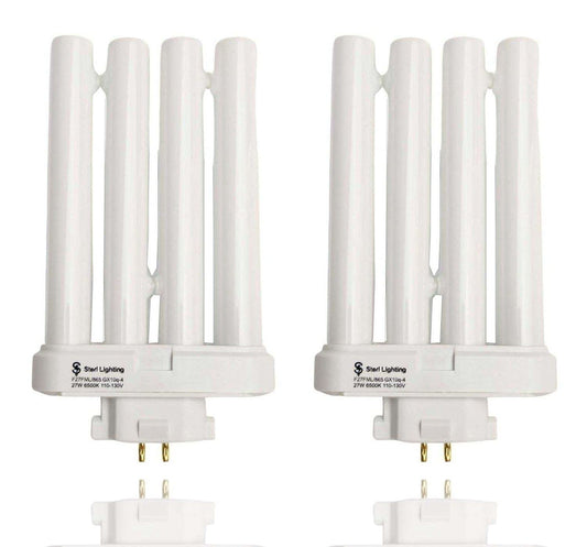 Sterl Lighting - GX10Q-4 Base FML Lamp 27 Watt Replacement Bulb for Desk or Small Floor 4 Prong Reading Quad Tube Compact Fluorescent Lamp CFML27