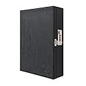 Faraday Key Box with Combination Lock (Black) - Wall Mounted Signal Blocking Box for Car Keys, RFID Cards & Fobs - Holds 6 Keys + 2 Card Sleeves From