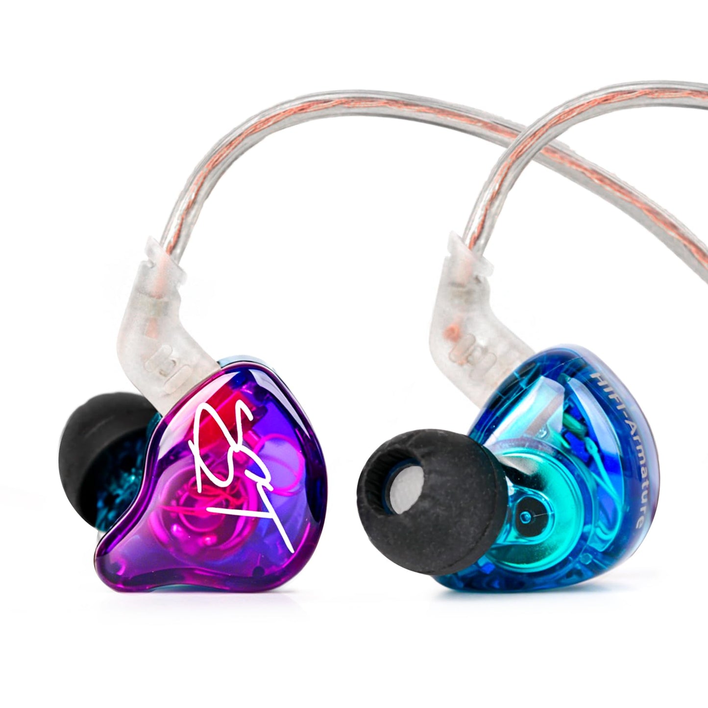 YINYOO KZ-ZST Colorful Hybrid Banlance Armature with Dynamic In-ear Earphone 1BA+1DD Hifi Headset KZ in ear Monitor Headphone Wired Earbuds IEM