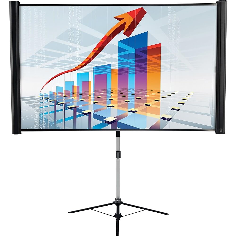Epson Duet Ultra Portable Projection Screen, 80" Widescreen