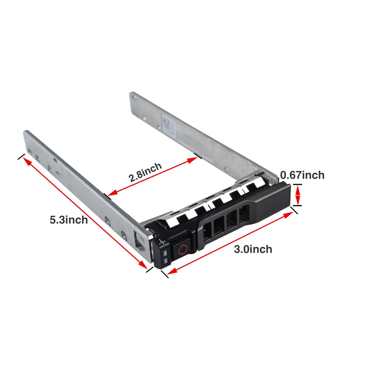 Hard Drive Tray Caddy 2.5 SSD Caddy G176J 0G176J Hard Drive Bracket Compatible with Dell PowerEdge 14/13/12th Generation T440 T640 R730 R730XD R630