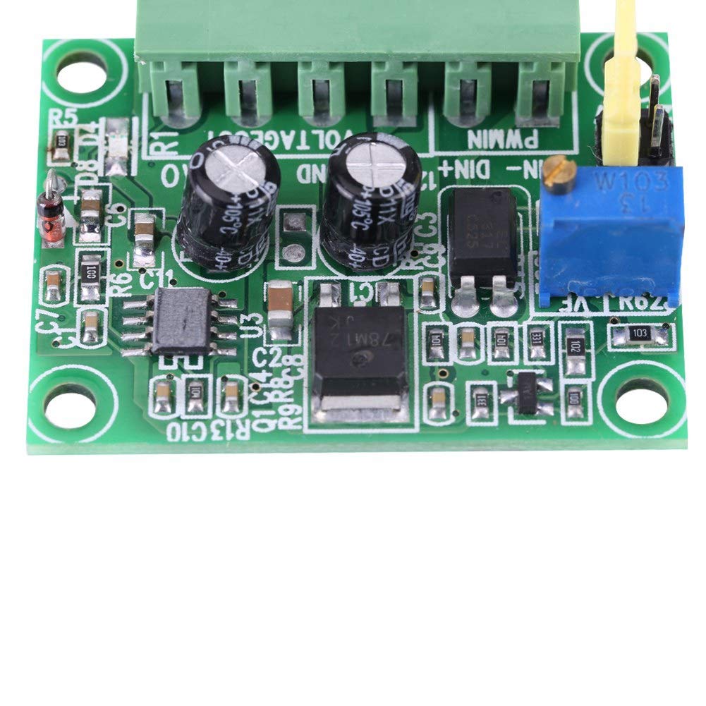 Nitrip Conversion Module, 1-3KHZ 0-10V PWM Signal to Voltage Converter Module Digital Analog Board