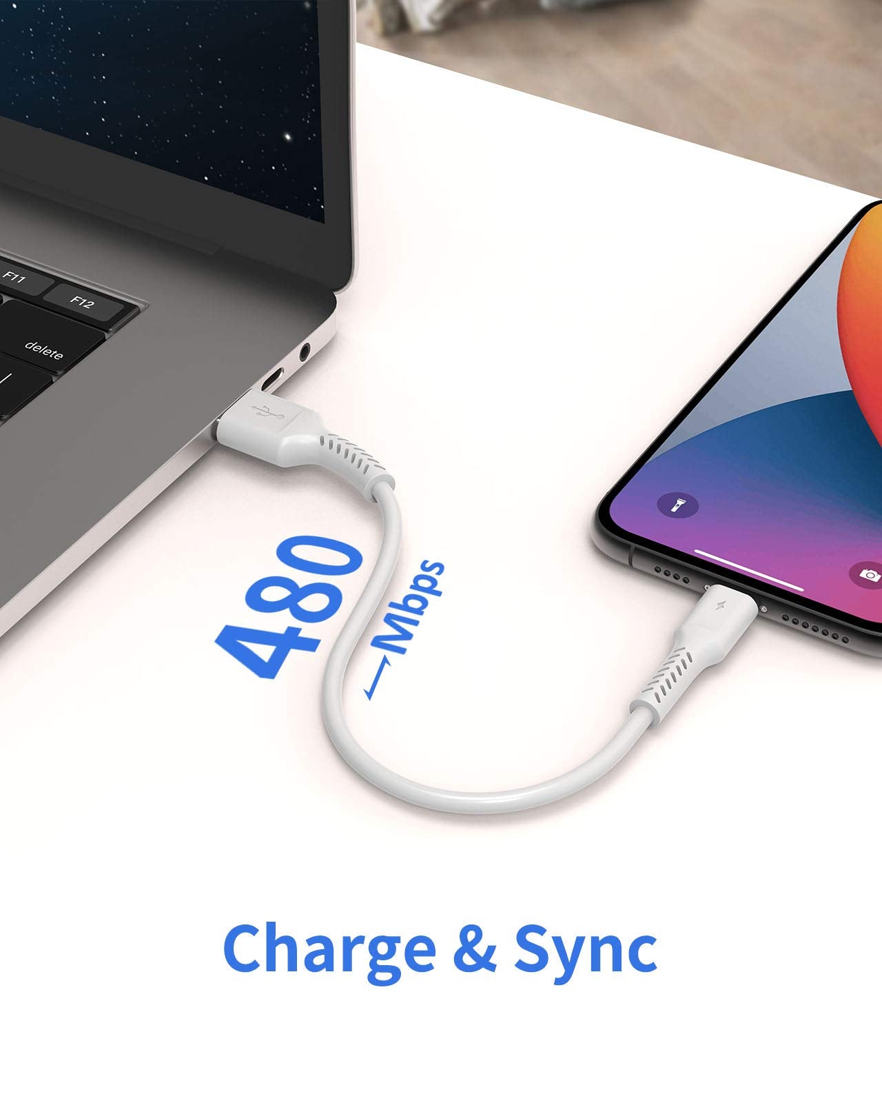 6 inch iPhone Charge Cable Short, 0.5ft 5Pack USB to Lightning Cord for Fast Charging Stations Compatible with Apple iPhone 12 11 Pro Max Xs 8 7 6 5…