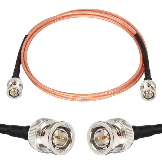 XRDS -RF SDI Cable 5ft, Flexible 3G HD-SDI Cables, BNC to BNC Video Cable 75 Ohm RG179 Extension Cable for 4K 1080P 3G-SDI Camera Monitor Vedio