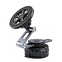 frani Magnetic Vacuum Car Phone Holder [Ultra-Strong Suction & Magnet] 360° Rotatable Dashboard Mount, Universal Cell Phone Holder for Car for iPhone