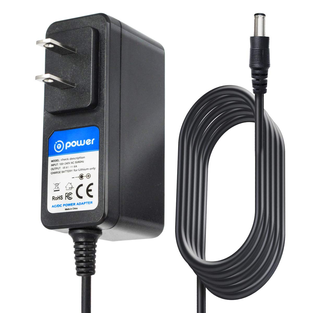 T POWER 15V Charger for Whisker Litter Robot 2, 3 4 LR3, LR4-PS-US LR3RE-1000, Litter-Robot 3 Connect Bubble Litter Robot 2,3, III 4 Open Air Self…