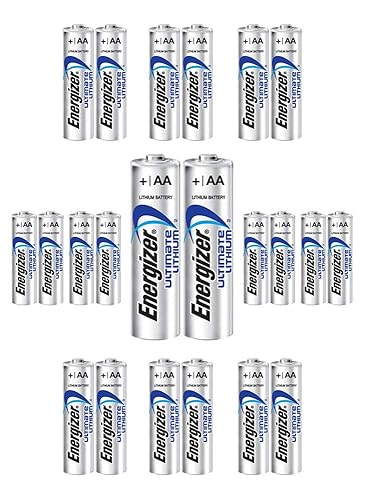 24x Energlzer AA Lithium Batteries Ultimate L91 Exp:2038 USA Wholesale Lot