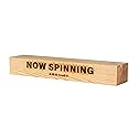 Crosley AC1015B-NA Now Spinning Vinyl Record Stand, Wooden Holder for Album Jackets, Home Music Decor, Natural