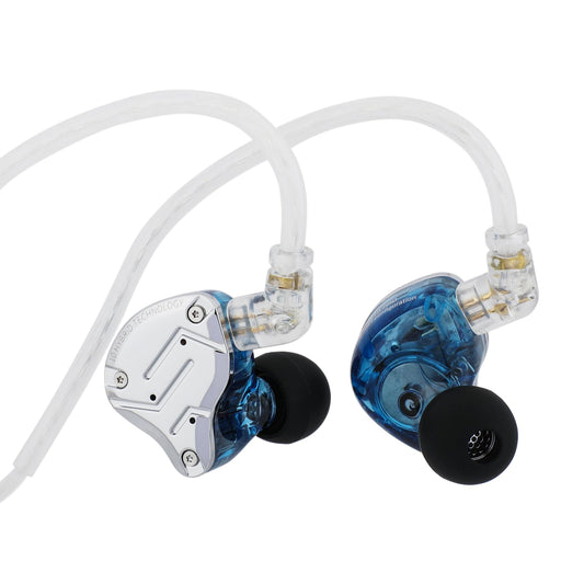 Linsoul KZ ZS10 Pro, 4BA+1DD 5 Driver in Ear Monitor, HiFi Wired Earbuds, Gaming Earbuds, Hybrid IEM Earphones with Stainless Steel Faceplate