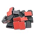 iSaddle Mini Self Adhesive Car Cable Ties Mounts Holder Adhesive Car Charging Cable Clips Camera/GPS Power Cord Wire Management Used