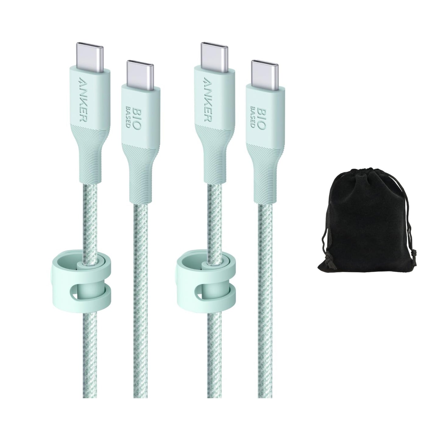 Anker 544 Bio-Nylon USB-C to USB-C Cable 10FT, Eco-Friendly Fast Charging Cable, Supports 140W PD for Laptops, Tablets, and Smartphones, Heavy-Duty