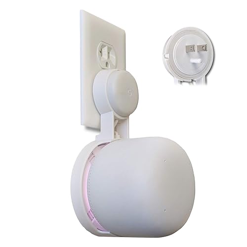 Nest WiFi Point Genie: The Simplest Lowest Profile Outlet Holder Mount for Google Nest WiFi Point | Reinforced Support | Great Sound | Open Access |