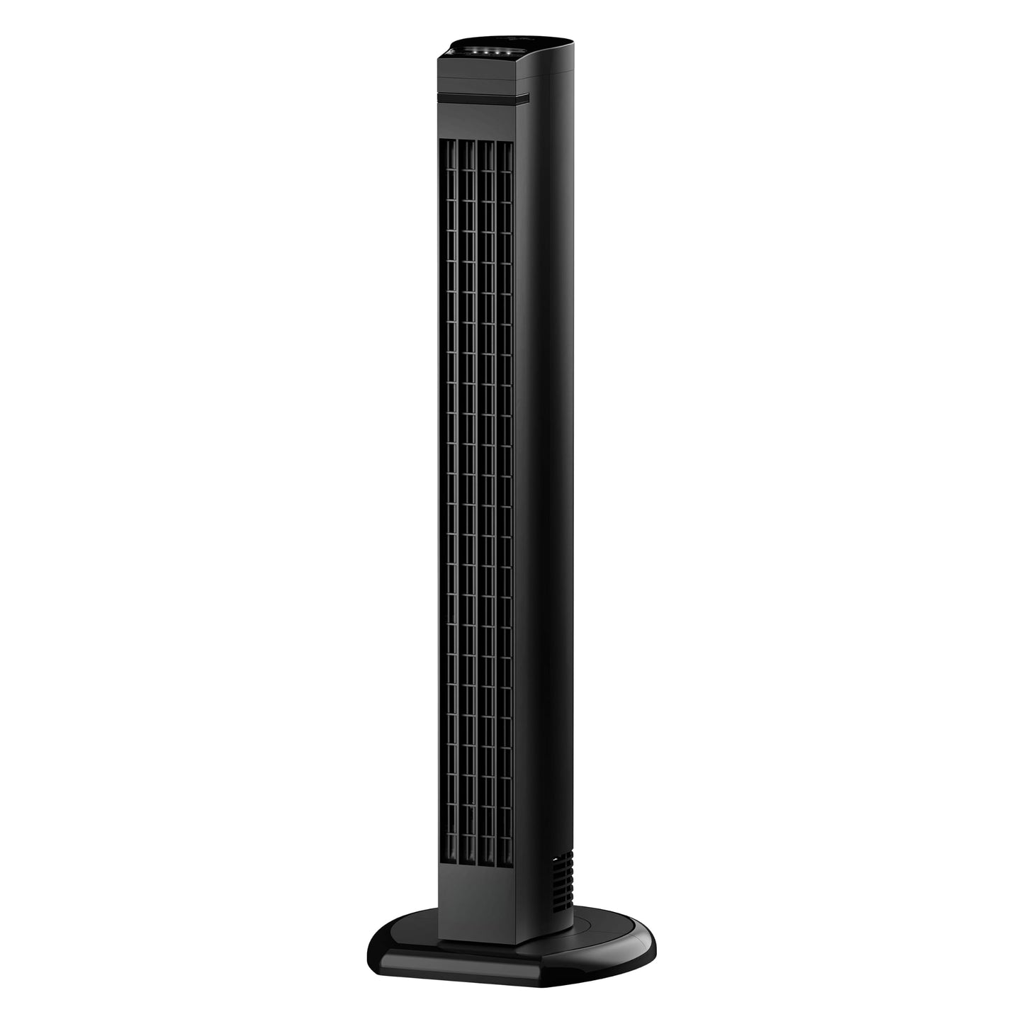Elvynne 4T Oscillating Tower Fan, Remote Control, 40" Tall, 3-Speed, for Bedroom, Office, Home, Black