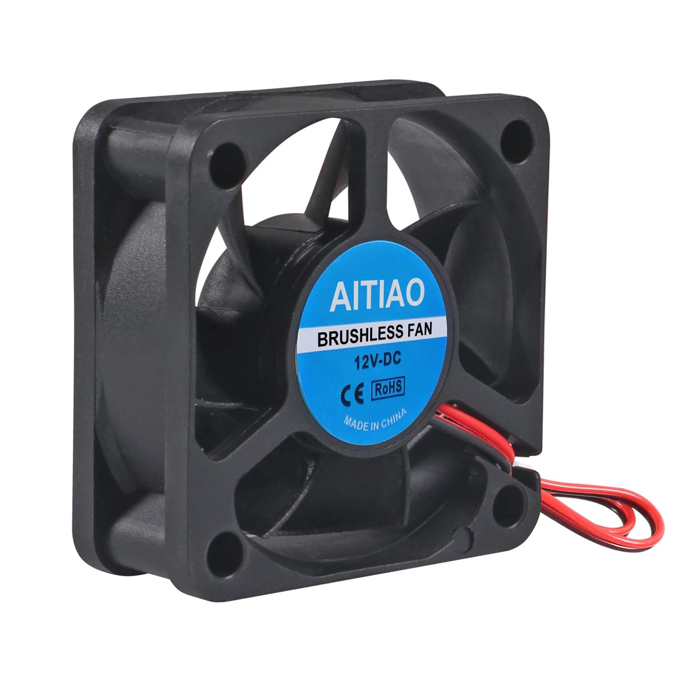 AITIAO 4Pcs 5020 Brushless Cooling Fan Computer Case Fan DC 12V 50mm 50mm 20mm Quiet Muffin Fan Oil Bearing High Speed Cooling Fan for 3D Printer CPU