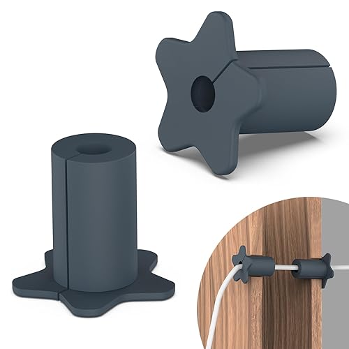 2pcs Wall Hole Cable Routing Kit for Starlink,5/8 inch Silicone Wall Grommets for starlink mini Cable Feed Pass Through bushings(Grey)