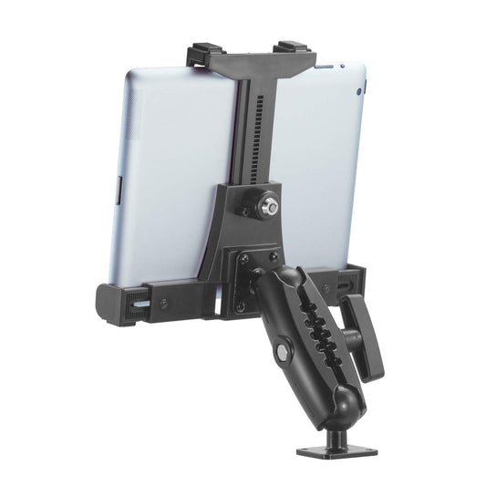 iBOLT TabDock Lock'n Dock 38mm Bizmount - Heavy Duty Industrial Metal Locking Drill Base Mount for All 7"-10" Tablets - for Commercial Use