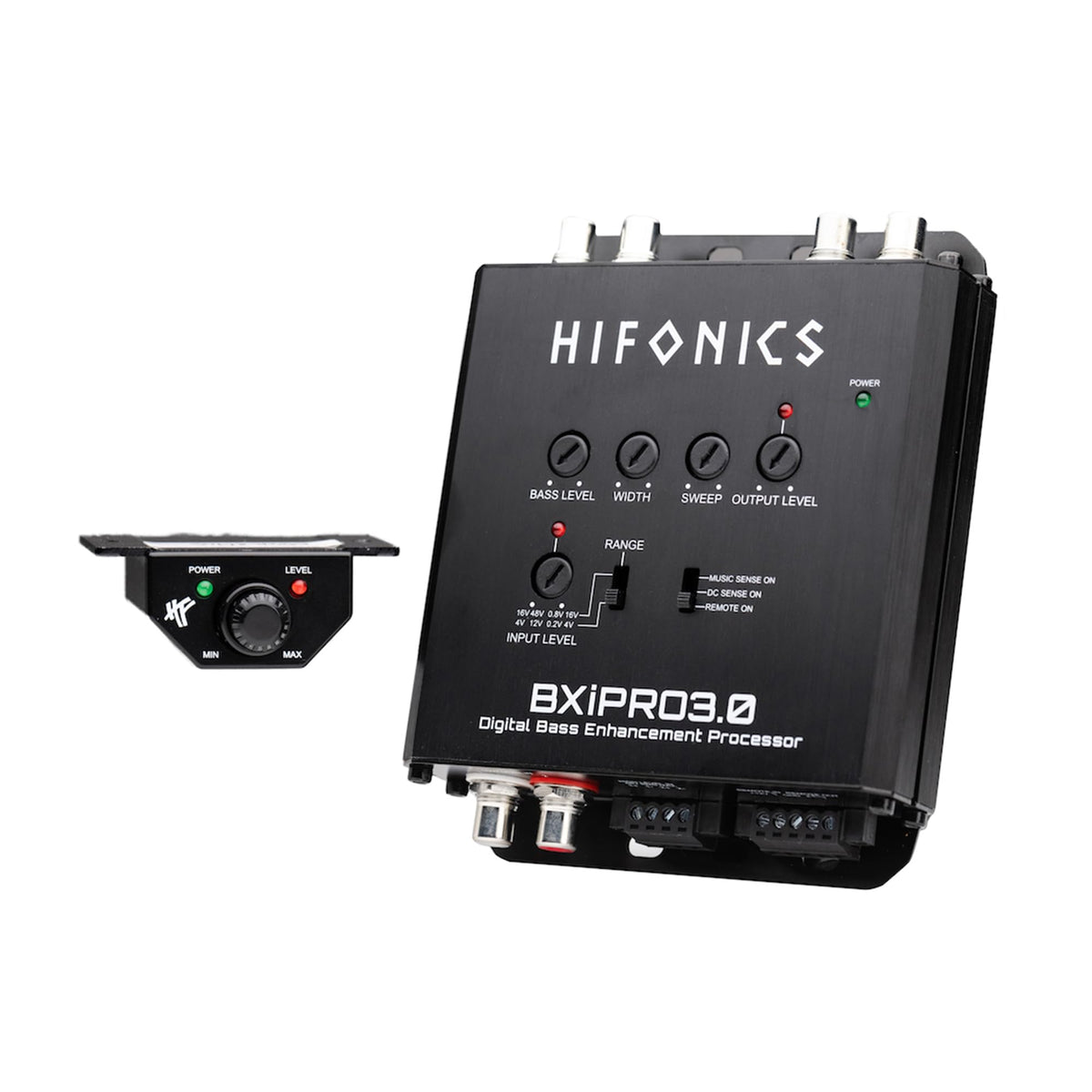 Hifonics BXiPRO3.0 Digital Bass Enhancement Processor with Dash Remote