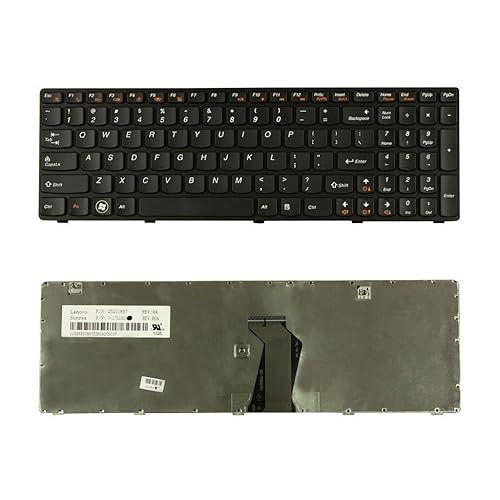 New Laptop Keyboard Replacement for IBM Lenovo Ideapad N580 N581 N585 N586 P580 P585 P/N:25206659 25201846 MP-10A33US-686 V-117020NS1-US US Black