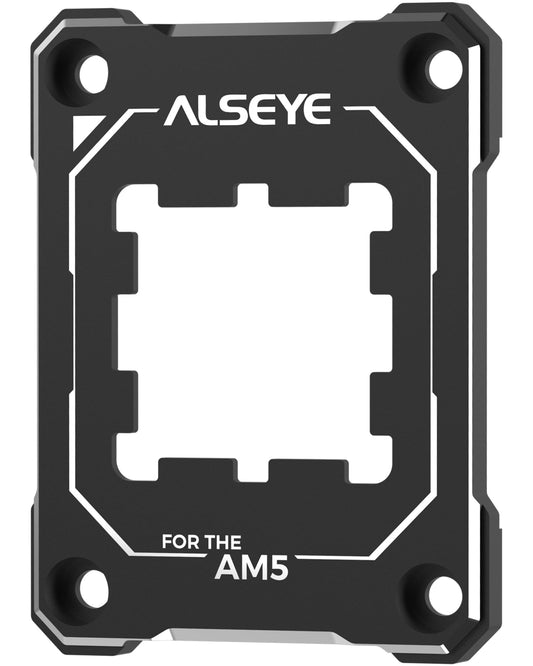 ALSEYE CPU Contact Frame for AM5 Retrofit Kit, Anti-Bending Buckle for AMD AM5 CPU (Black)