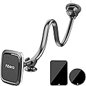 1Zero Magnetic Phone Car Mount 14-Inch Gooseneck Long Arm Extension, Universal Windshield Dashboard Industrial-Strength Suction Cup Car Phone Holder