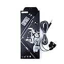 XINFUN in-Ear 3.5mm Bass Sports Headphones for Gaming and Sports Travel(Black), Blue