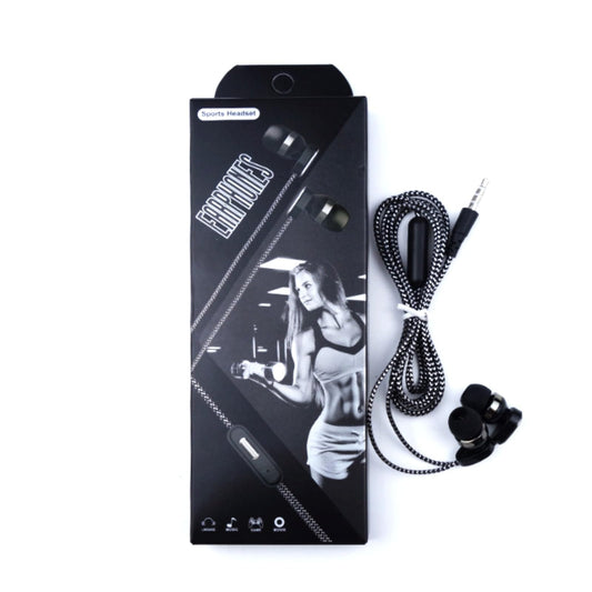 XINFUN in-Ear 3.5mm Bass Sports Headphones for Gaming and Sports Travel(Black), Blue