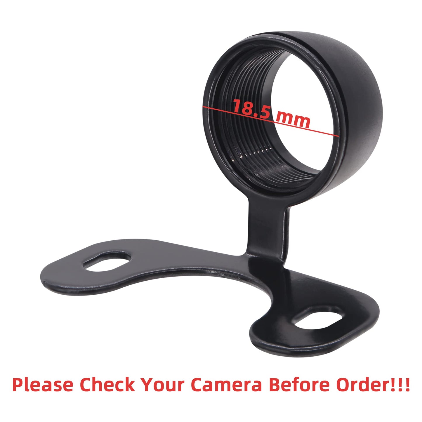 iSaddle Round Car Rear Camera Mounting Bracket Kit - Vehicle Backup Camera Butterfly Mount/Flush Mount Holder for Reverse Front/Side/Rear View Camera