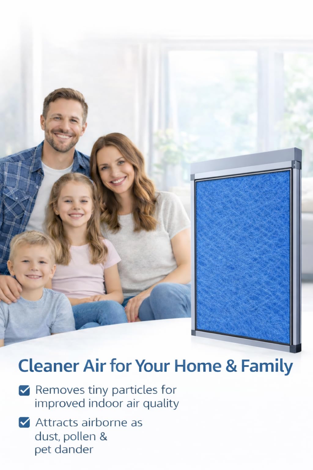 Fast-Shipped-Filters 3 Pack 16×25 Replacement Filter Pads Compatible with Perfect Air Plus Electronic Air Cleaner - Polarized Filters, Made in USA