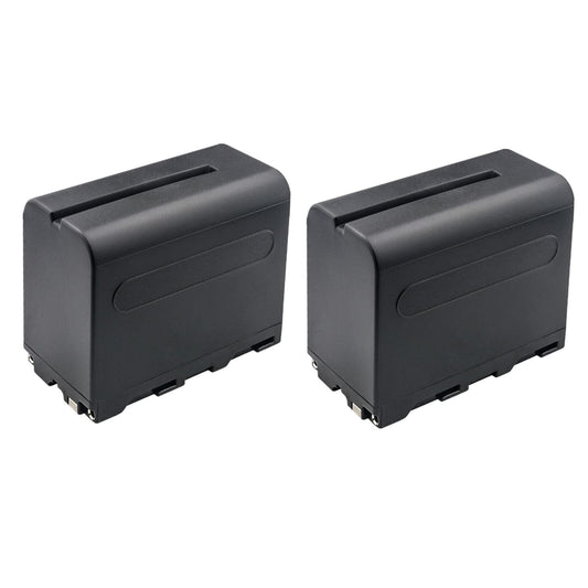 Kastar NP-F960 / NP-F970 Battery 2-Pack Replacement for GVM 800D GVM 480LS 520LS 520S 672S GVM RGB Video Light, GVM T20R GVM-TD-JY258 GVM 12D GVM-50M