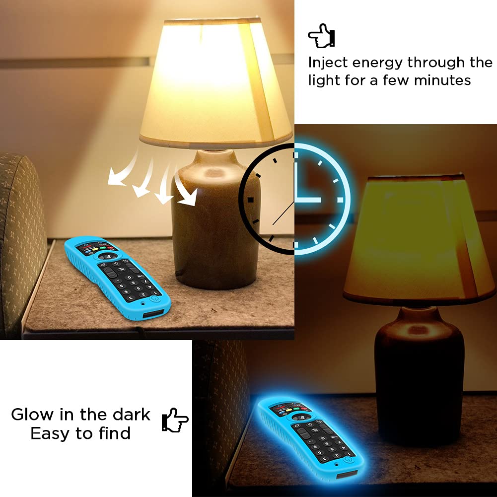 Silicone Case for LG MR21GA MR21GC Remote Control [Shockproof] Anti-Slip Protective Cover for LG MR22GA MR22GN MR23GA MR24GN Magic Remote 2021-2024