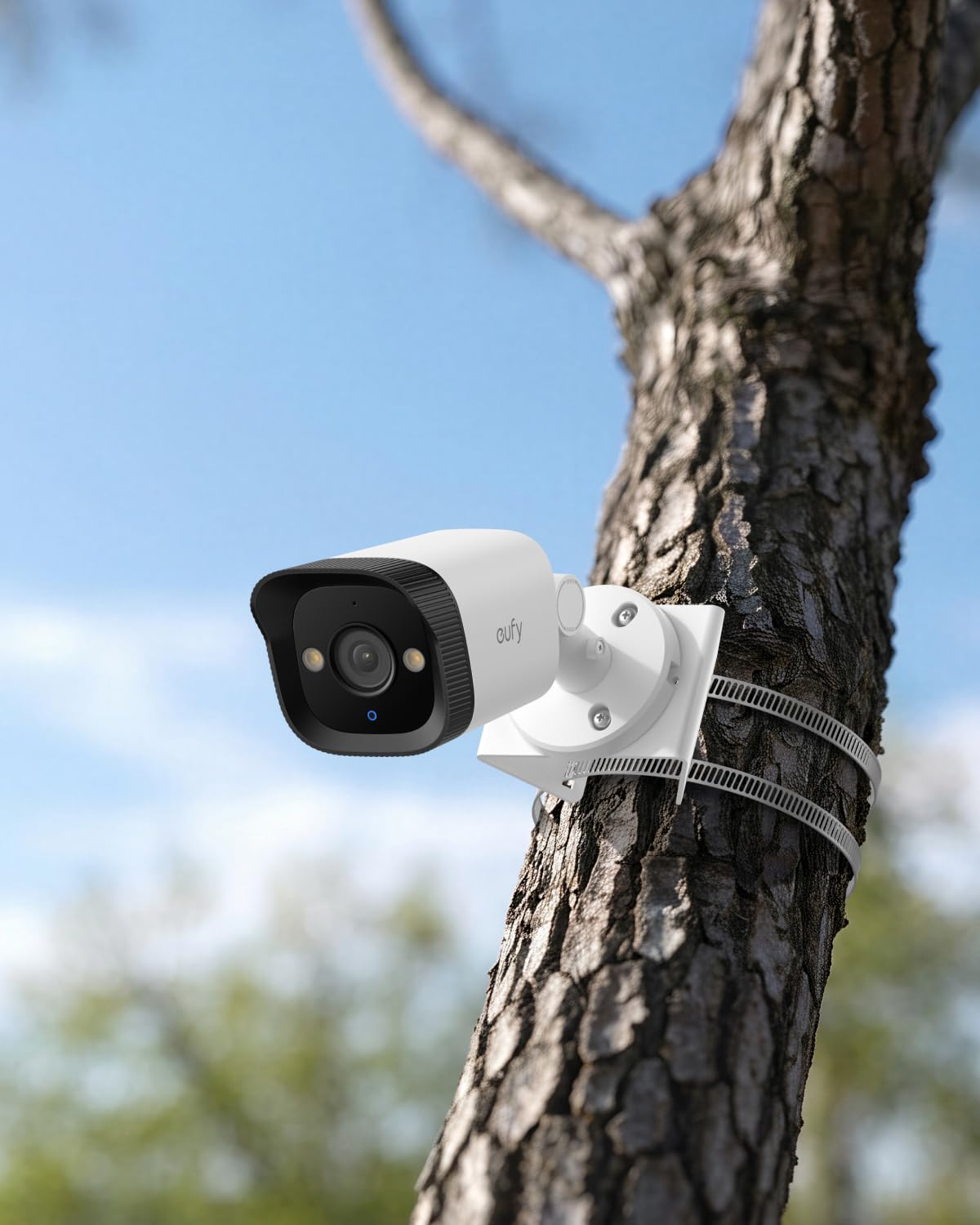 eufy Pole Mount Bracket (T870C), Metal Outdoor Adapter for All eufy PoE Cameras, Select Wi-Fi Outdoor Cameras, Expands Surveillance Coverage, Easy