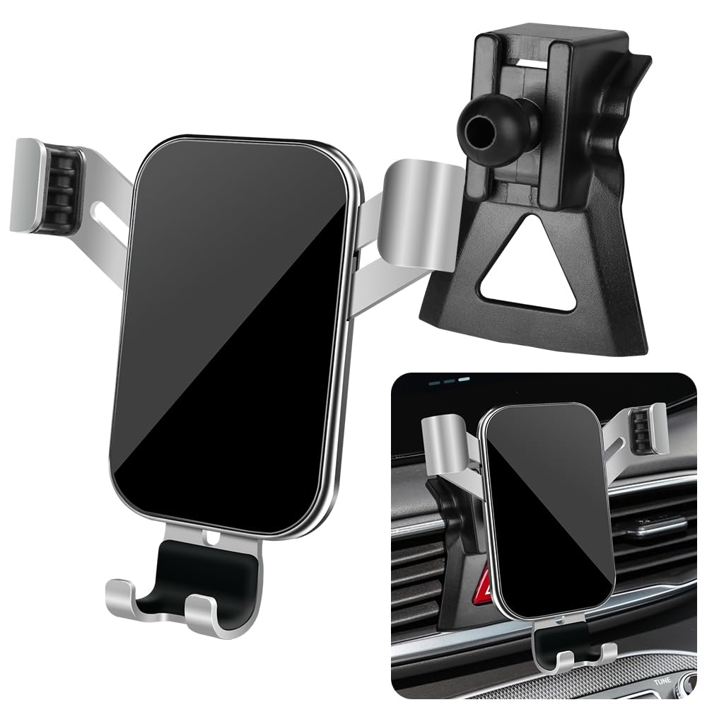 LUNQIN Car Phone Holder for Hyundai Santa Fe 2019 2020 2021 2022 2023 and Santa Fe Hybrid 2021-2023 Auto Interior Accessories Best Cell Phones Mount