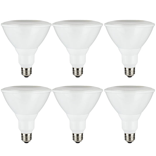 Sunlite PAR30LN/LED/13.5W/FL40/DIM/ES/40K/6PK 4000K Cool White LED PAR30 13.5W, 75W Replacement Reflector Light Bulbs with Medium E26 Base (6 Pack)