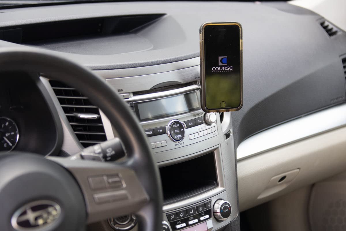 Course Motorsports Direct Fit Phone Mount - Subaru Outback/Legacy (2010-2014) Compatible with All Phones - Magsafe Compatible Magnetic