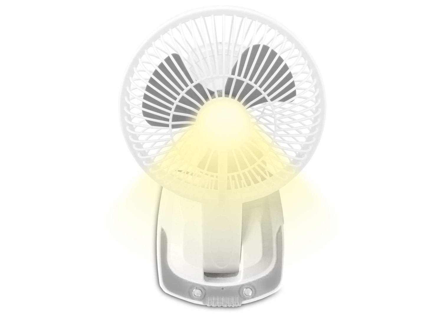 Technical Pro Adventure Series Rechargeable Desk/Wall Fan w/LED Work Lamp