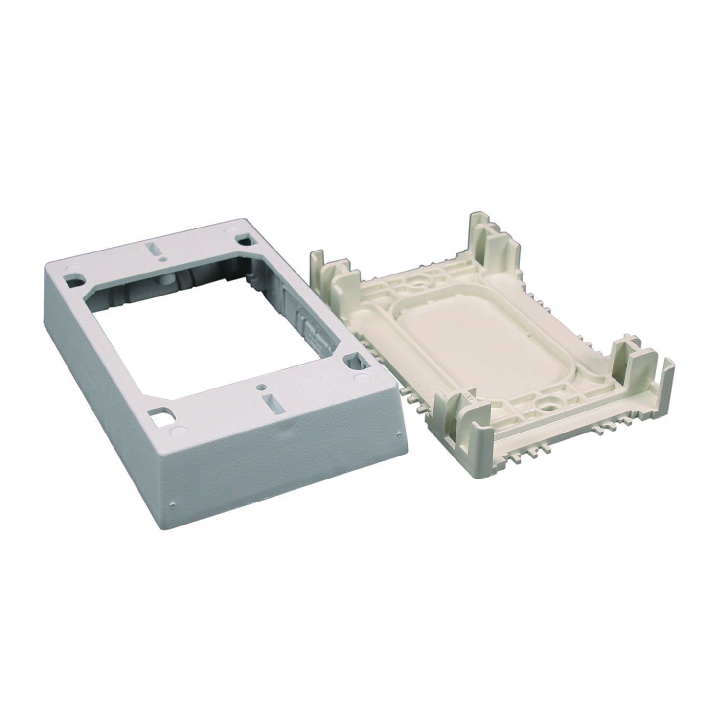Legrand Wiremold NMW35 Nonmetallic Plastic Raceway for Extending Power, 1 Gang Extra Deep Outlet Box, 1 3/4" Deep, White (1 Pack)