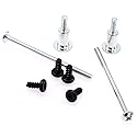 Deal4GO Screws Set Replacement for PS4 CUH-10XXA CUH-11XXA CUH-12XXA Console Housing Shell Case Screws