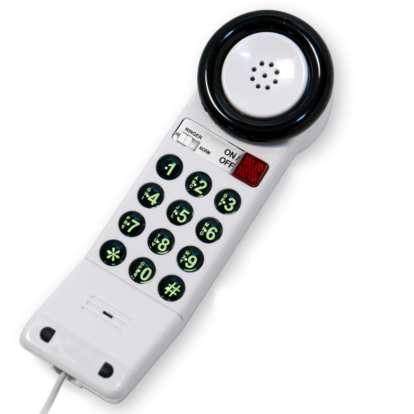 Med-Pat XL88Q - Easy to Use One-Piece Telephone with Ring/in-Use Light Indicator, Extra Loud-Extra Clear Volume Boost, for Busy Settings, Elderly