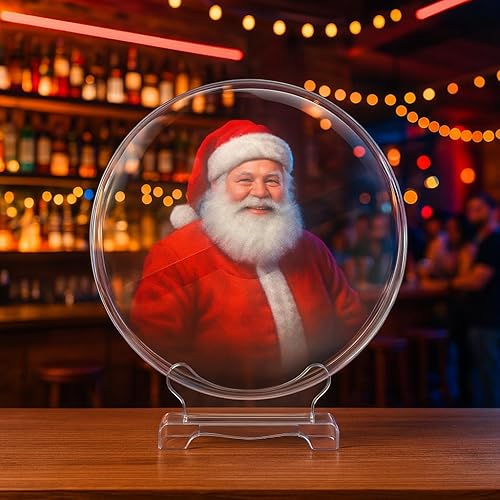 Missyou 3D HologramFan,7.9" 3D Hologramfan Projector Holographic Christmas Tree Advertising Display with Cover, Video Library and Remote and Speaker
