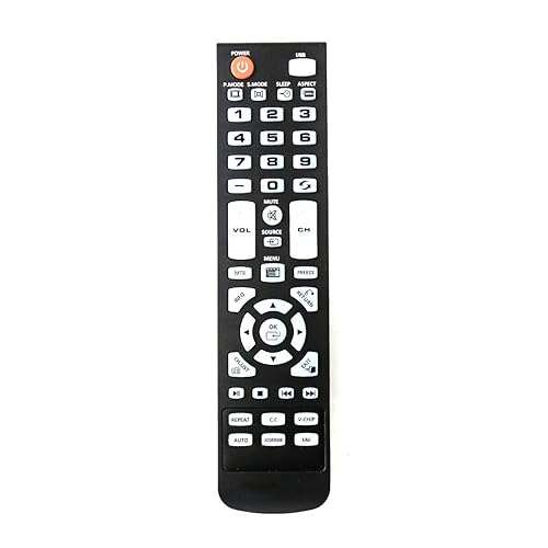 Replacement Remote Control for Element TV ELEF-19, ELEFJ322, ELEFT2416, ELEFT326, ELEFT436, ELEFW195
