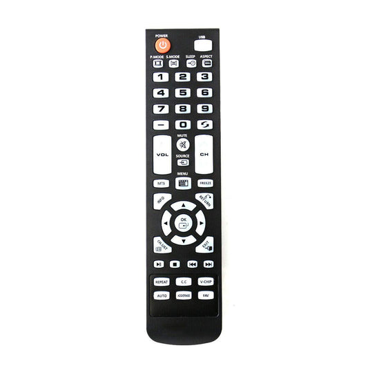 Replacement Remote Control for Element TV ELEF-19, ELEFJ322, ELEFT2416, ELEFT326, ELEFT436, ELEFW195