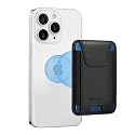 SparkMark Genuine Leather Magsafe compatible Wallet for Men & Women- Slim Magnetic Phone wallet & Card Holder for Phone Case - RFID Blocking Magnetic