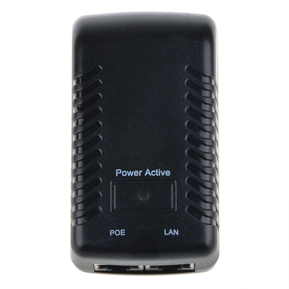 SLLEA 48V-0.5A Wall Plug POE Injector Ethernet Adapter IP Phone/Camera Power Supply US