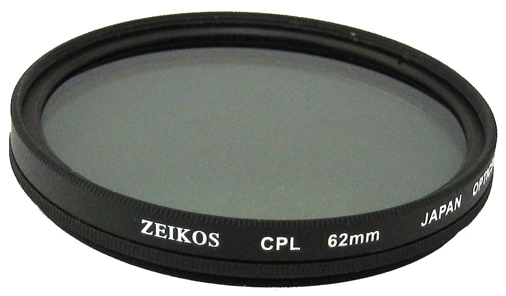 Zeikos ZE-CPL62 62mm Multi-Coated Circular Polarizer Filter