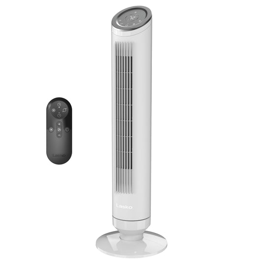Lasko Ascend Quiet 29 dBA Tower Fan with Remote - 36" - OST115 - Gray