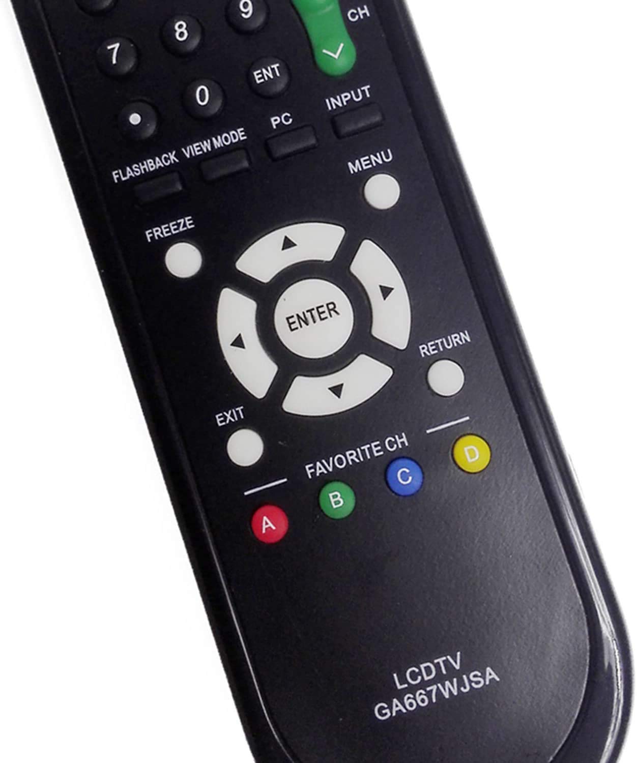 New GA667WJSA Replacement Remote for Sharp TV LC-32AV22U LC-60LE600U LC-46SB54 LC-52SB55U LC-32SB27U LC-46SB54U LC32SB24U LC-32D49 LC-32D49U LC-37SB24
