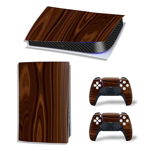 Glossy Protective Vinyl Decal Skin/Stickers Wrap Cover for PS5 Skin Stickers Full Body for PlayStation 5 Console and 2 Controllers (PS5 Digital