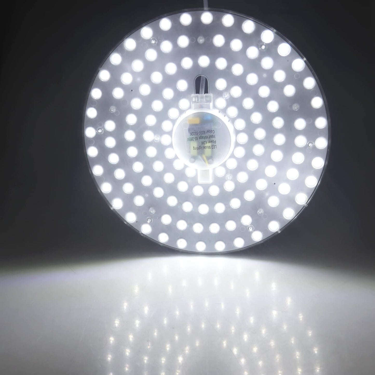 REXTiN 11.8" 42W LED Light Engine,Retrofit Light Kit 85-265V 6000K Daylight White, LED Light Board for Ceiling Fan Light kit Replacement Fluorescent