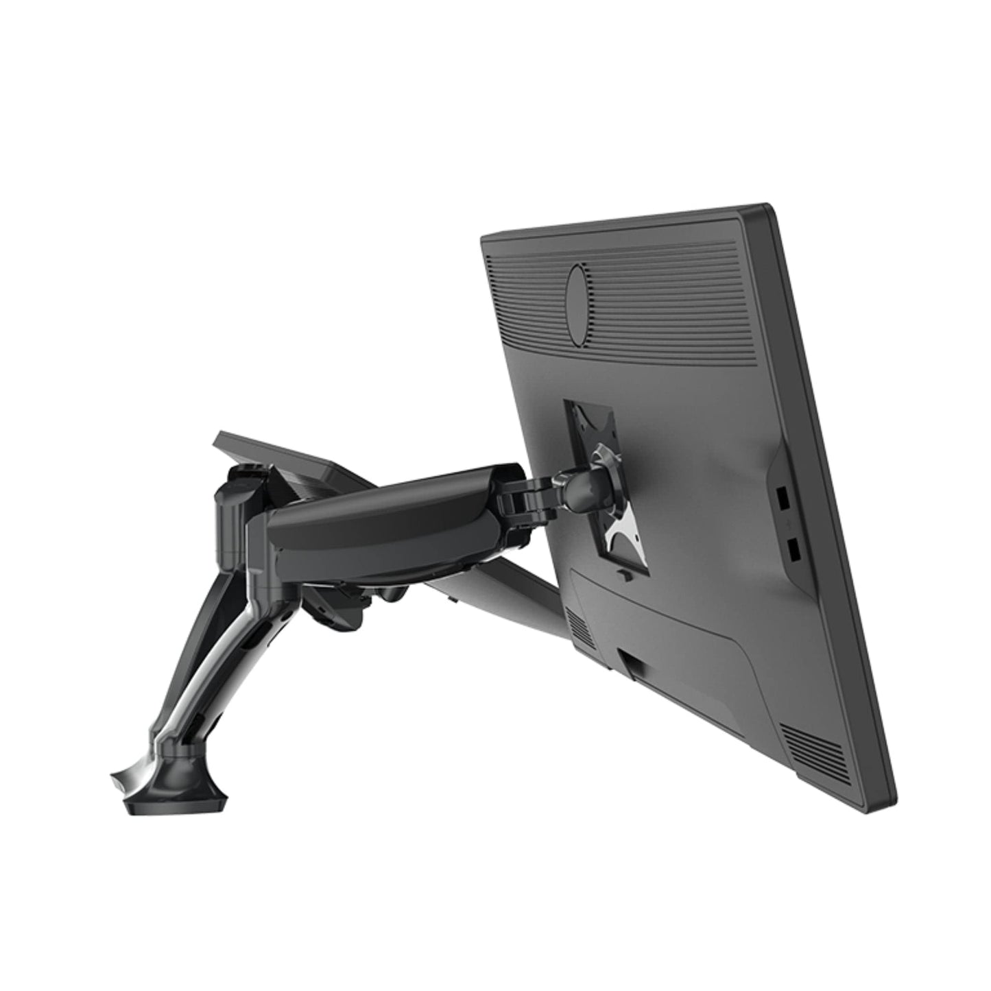 Progressive Desk Dual Gas Spring Monitor Mount Stand - Fits 10"-27" Monitors - ±180° Monitor Rotation - Arm Holds Up to 20 lbs per Arm